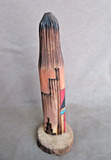 Native Navajo Cottonwood 7" Long Hair Kachina by  JT - Jerome Totsoni  K105