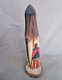 Native Navajo Cottonwood 7" Long Hair Kachina by  JT - Jerome Totsoni  K104