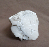 Zuni White Marble Eagle Fetish Carving by Arden Pablito - C4767