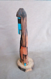 Native Navajo Cottonwood 7" Long Hair Kachina by  JT - Jerome Totsoni  K105