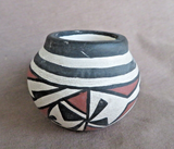 Pre-owned Zuni Pueblo Hand Made Pottery Small Pot by Brandon Lalio 1995 P0304