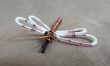 Native Zuni Adorable Beaded Dragonfly Bobby Pin for Hair by Pamela Lasiloo M398