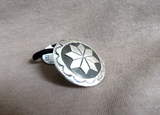 Native Navajo Sterling Silver Hair Tie by Carla Stalker M034