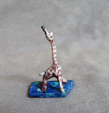 Native Zuni Antler Adorable Mini Giraffe Fetish Carving by Ruben Najera C4714