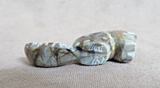 Native Zuni Picasso Marble Mini Beaver Carving Fetish by  LaVies Natewa C4861