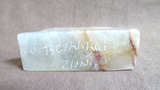 Native Zuni Onyx Medicine Bear Fetish Carving by Joyce Tsethlikai C4419