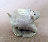 Native American Zuni Antler Adorable Mini Pig Fetish by Ruben Najera C2311