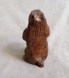 Great Zuni Like Ironwood Groundhog Carving /Fetish by Yaqui native artist C4324